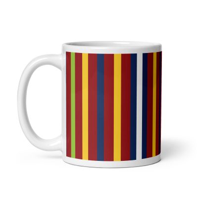 White glossy mug